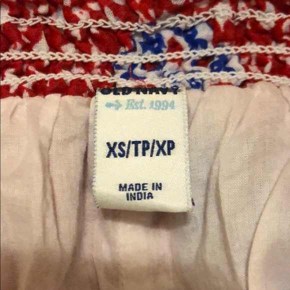 Old Navy XS, red, white and blue skirt - Picture 4 of 5
